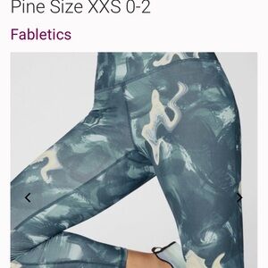 2pc matching set Fabletics Faye Bra XXS HIGH IMPACT w/ XS MATCHING 7/8 LEGGINGS